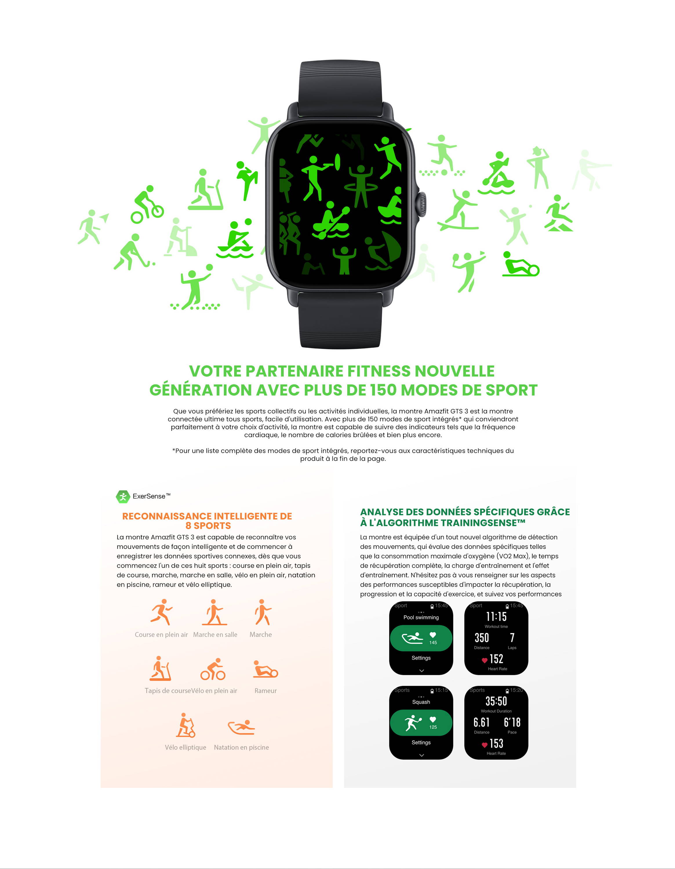 Amazfit gts caractéristiques outlet